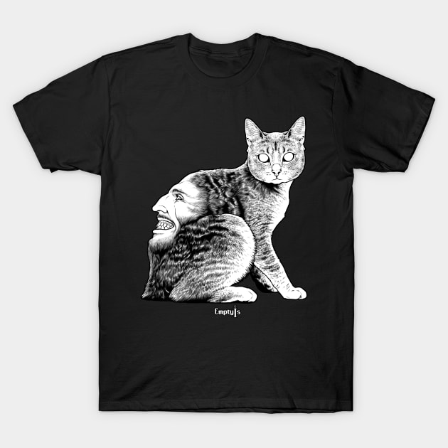 Demon Cat T-Shirt by EmptyIs